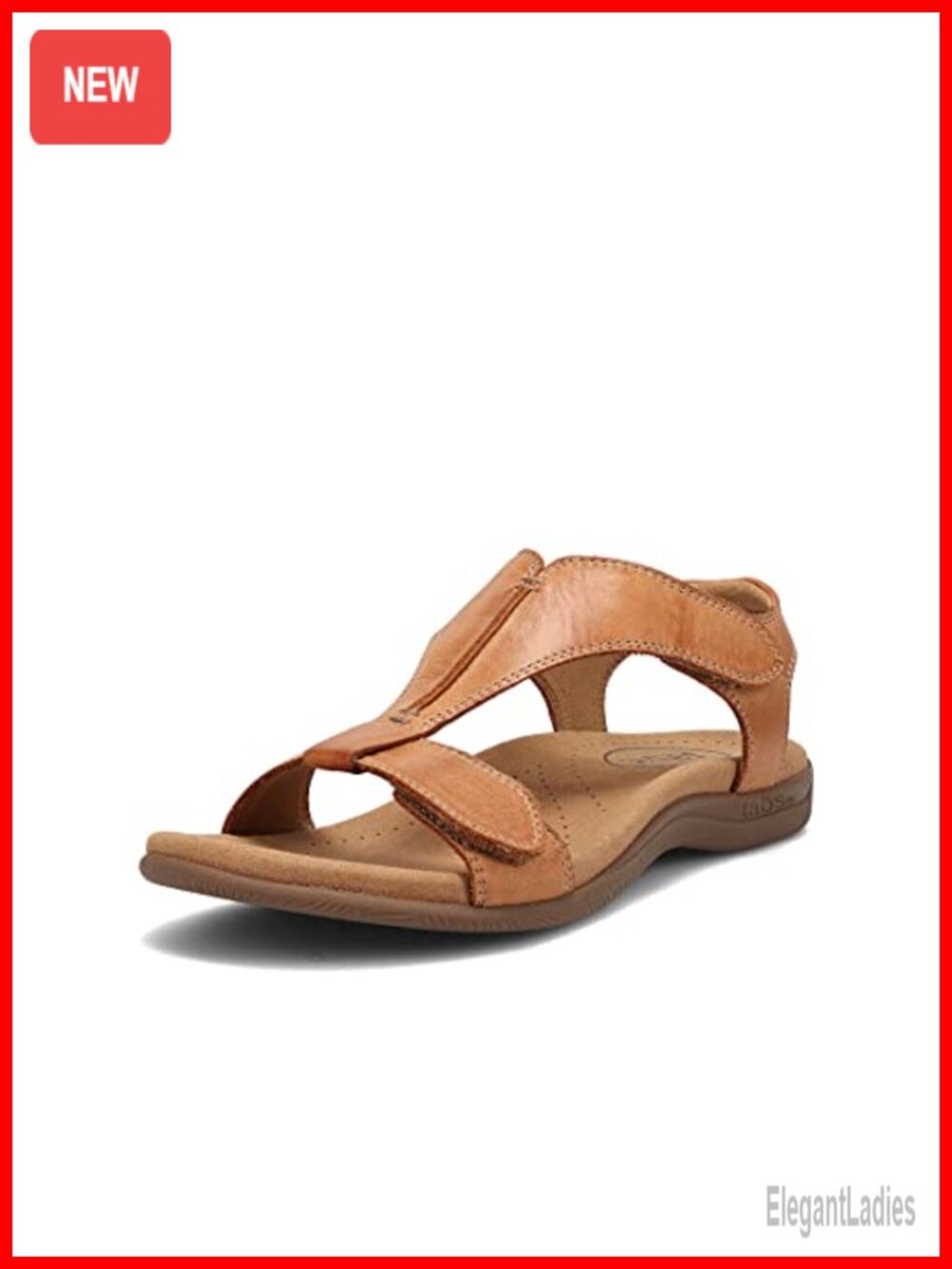 The Show Full Grain Leather Slide Sandals with Arch Support & Kitten Heel
